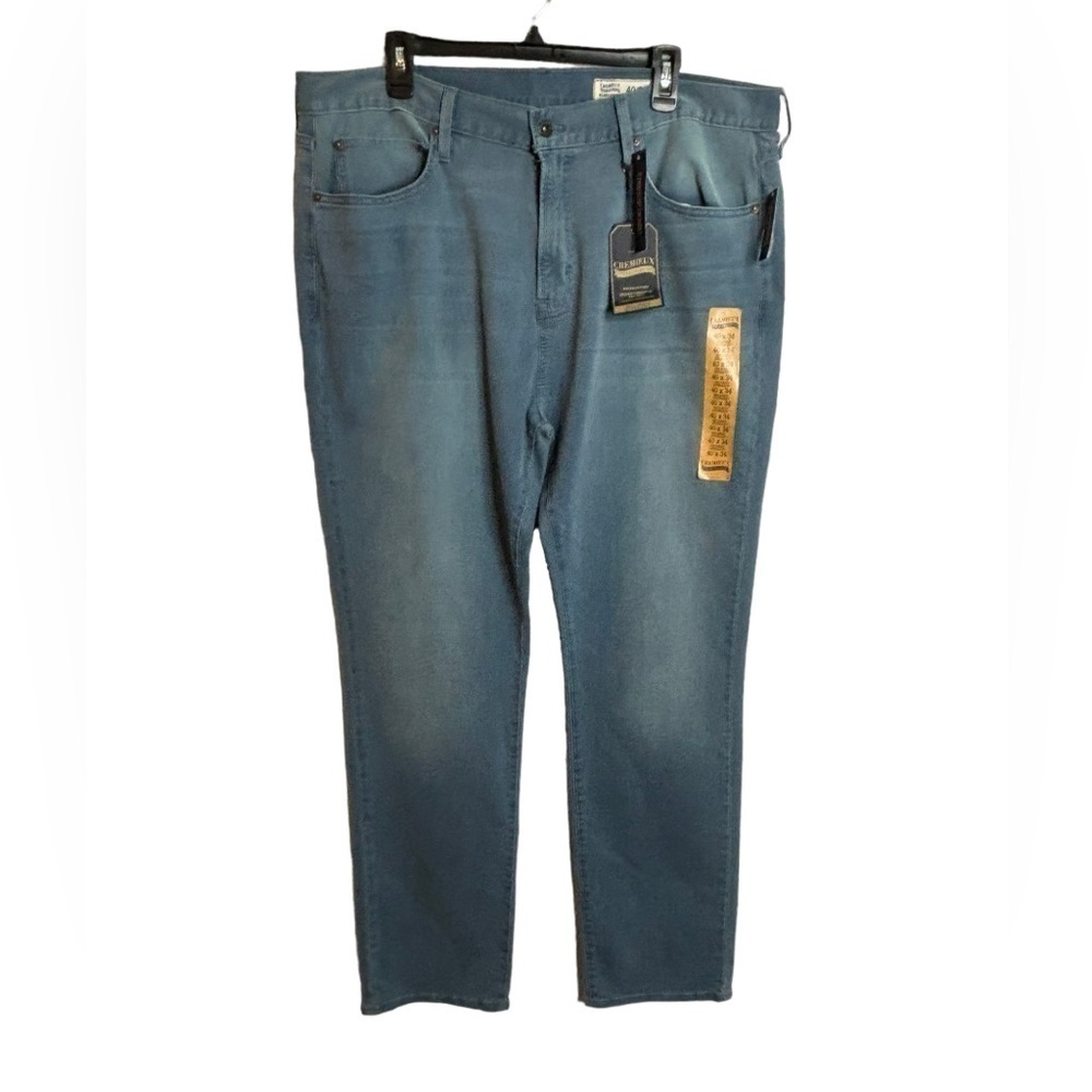 NWT Cremieux Blue Relaxed Fit Straight Leg Jean Size 40x34